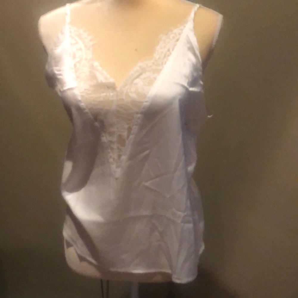 White lace camisole